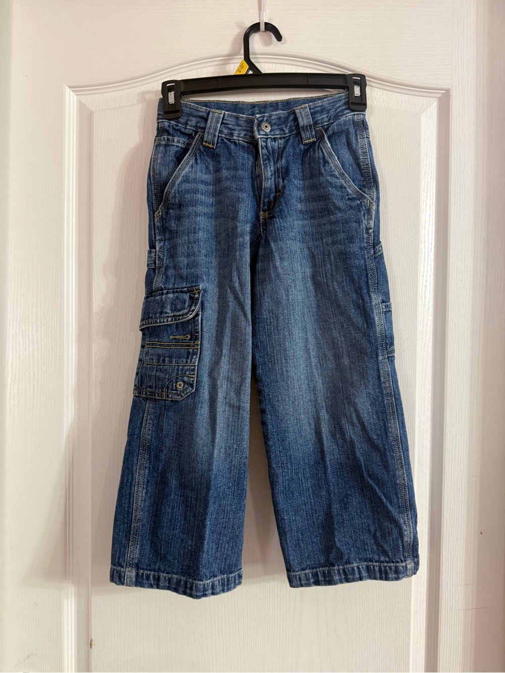 Wrangler Boys Carpenter Adjustable Waist Jeans Sz 8. SP-77